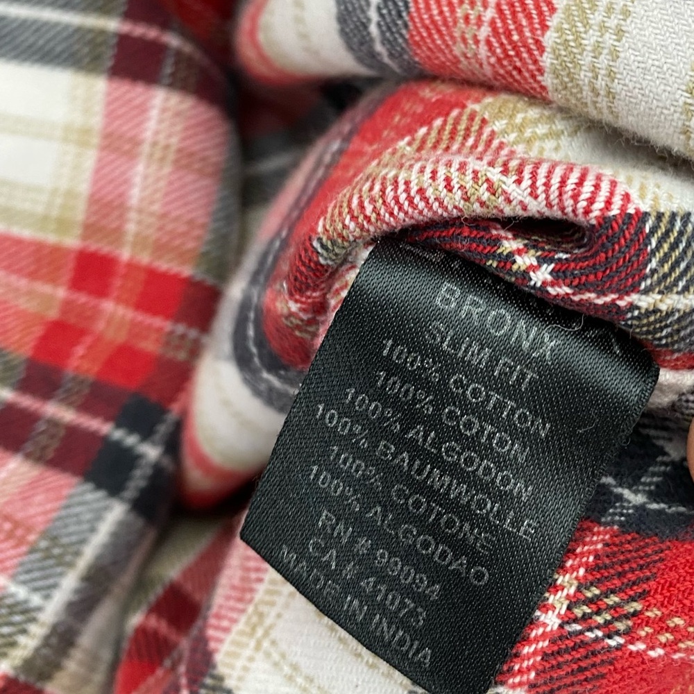 Matiz Bronx Slim Fit Plaid Button Down Long Sleeve - Picture 3 of 4
